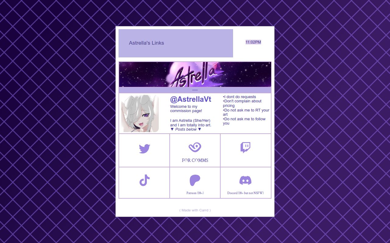 Astrellababy Astrella Commission Page